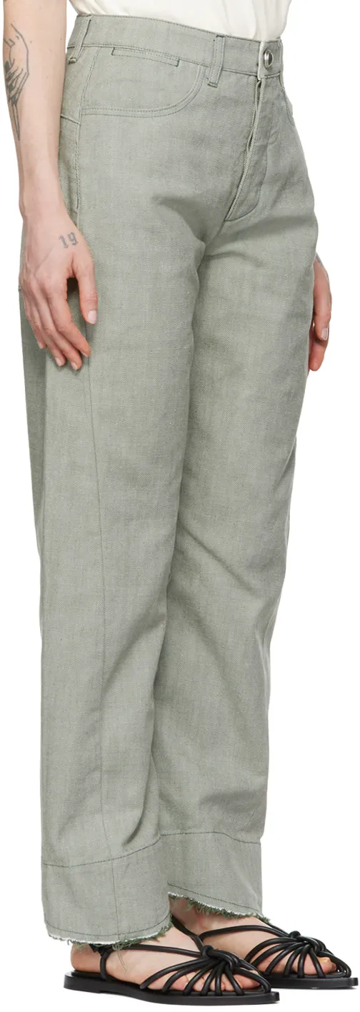 High-Rise Wide-Leg Trousers
