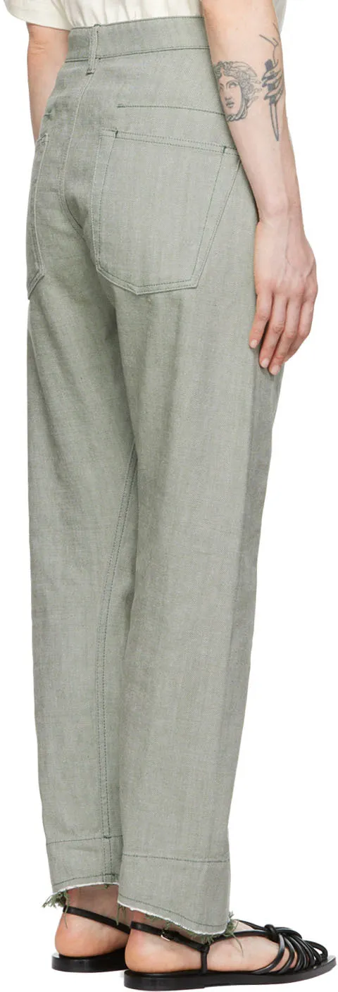 High-Rise Wide-Leg Trousers