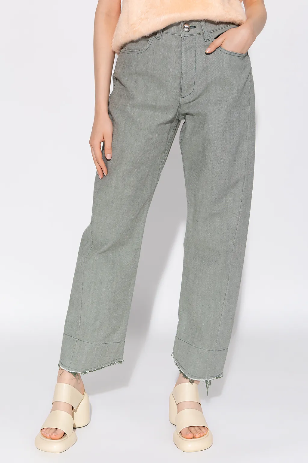 High-Rise Wide-Leg Trousers