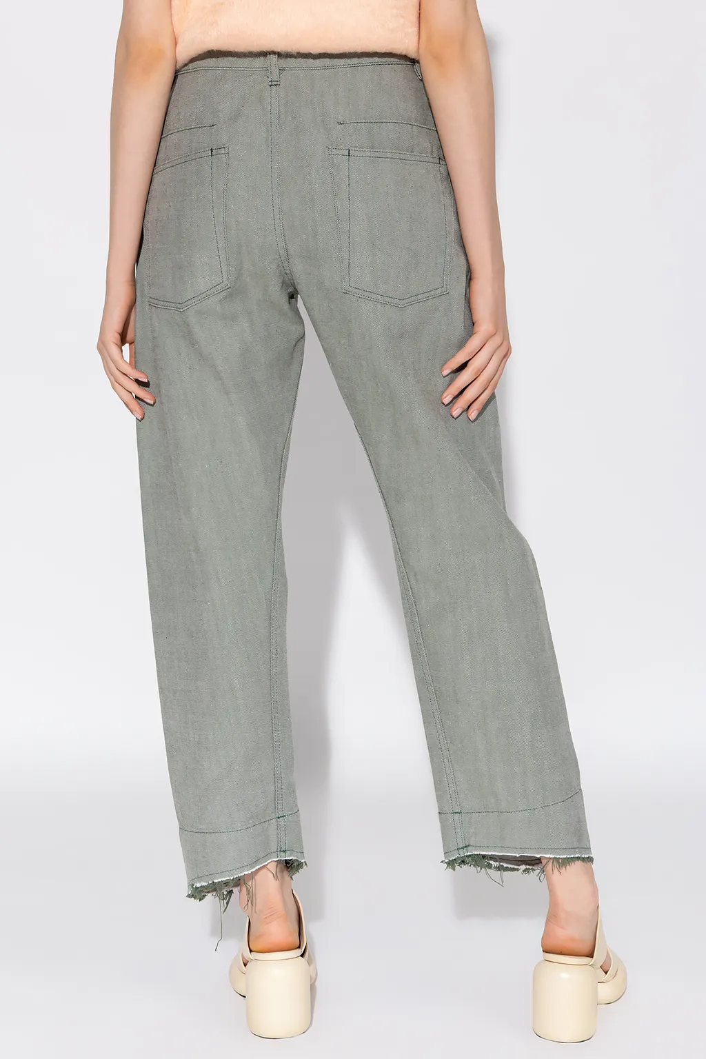 High-Rise Wide-Leg Trousers