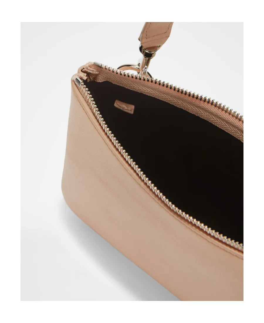 Logo Embossed Medium Shoulder Bag