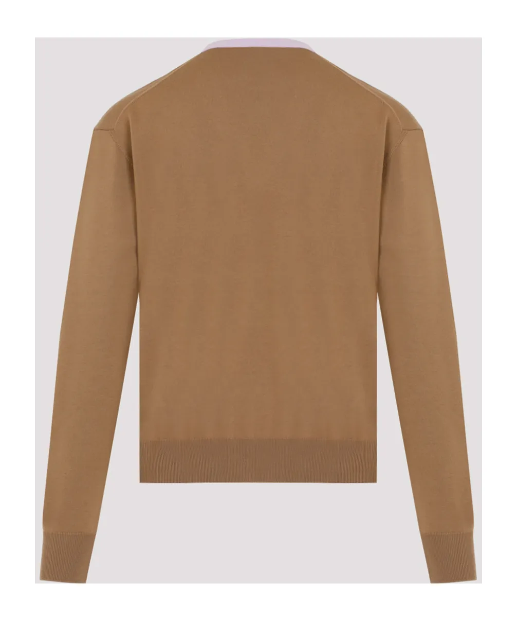 Double Neck Knitted Jumper