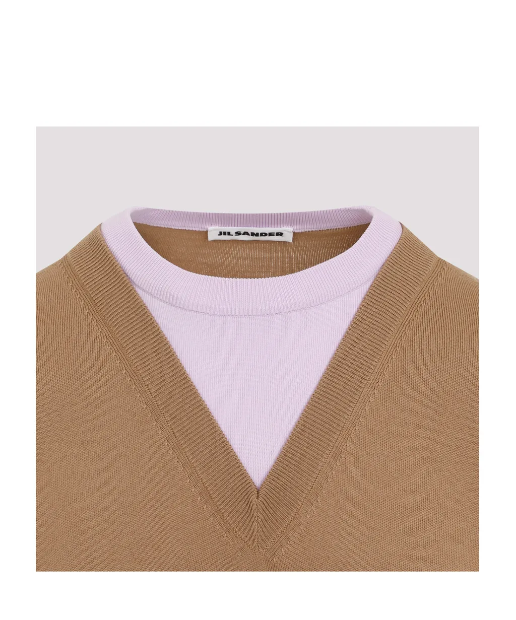 Double Neck Knitted Jumper
