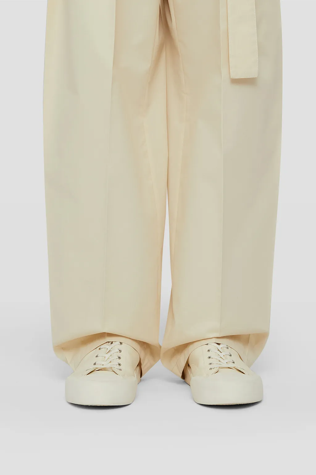 Round Toe Lace-Up Sneakers