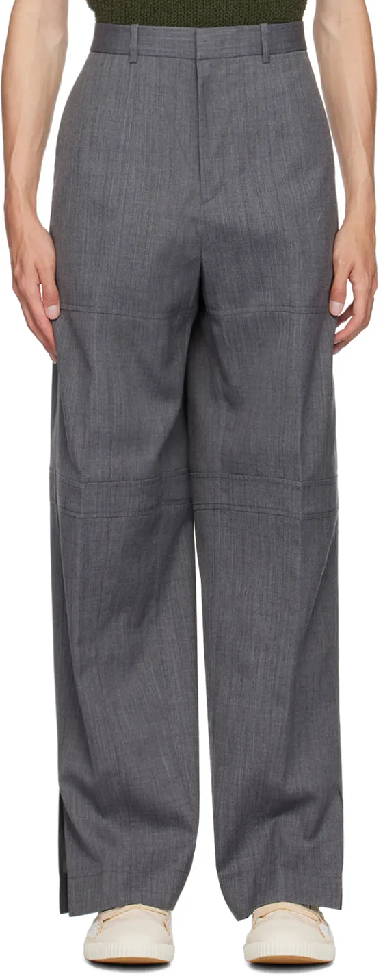 High Waist Wide Leg Trousers
