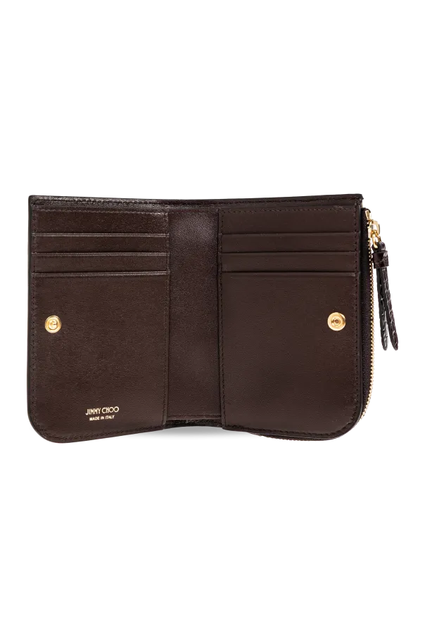 Crocodile-Effect Zip Wallet