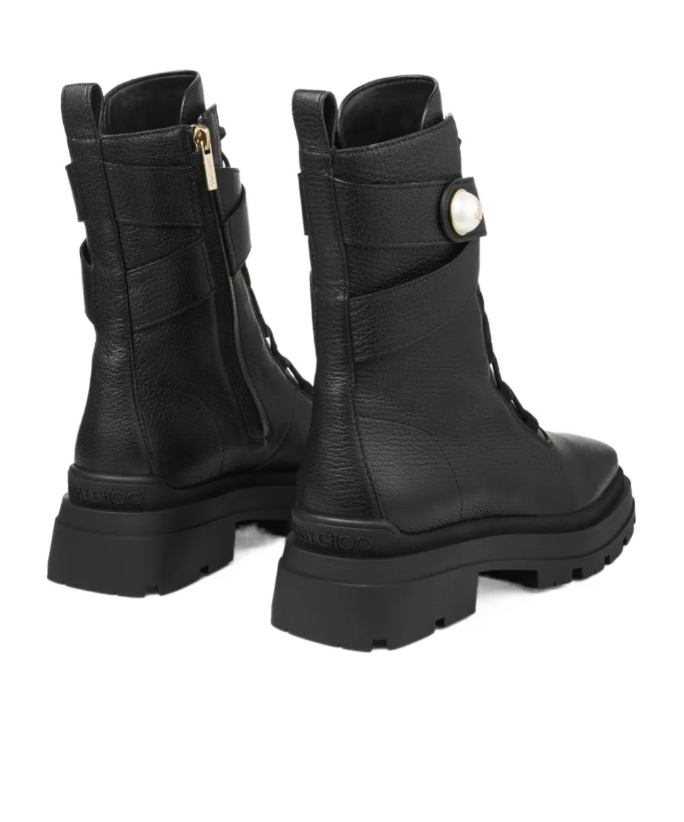 Noemi 45 Lace-Up Ankle Boots
