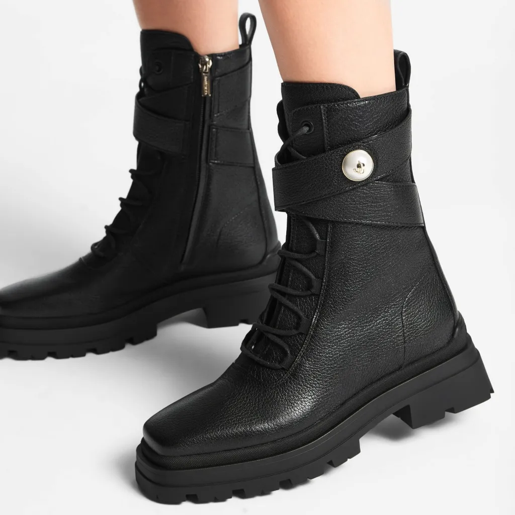 Noemi 45 Lace-Up Ankle Boots