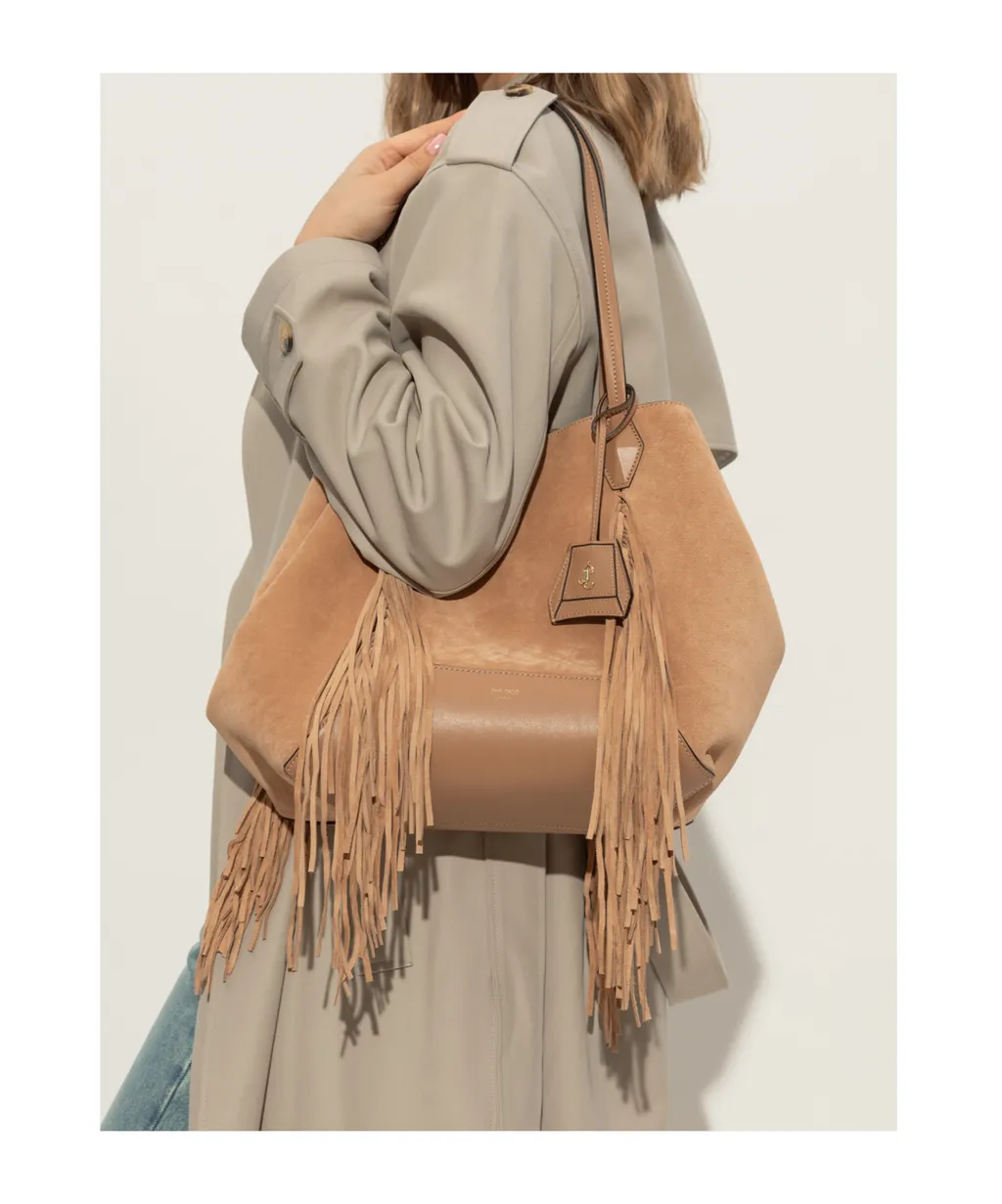 Diamond Fringed Medium Tote Bag