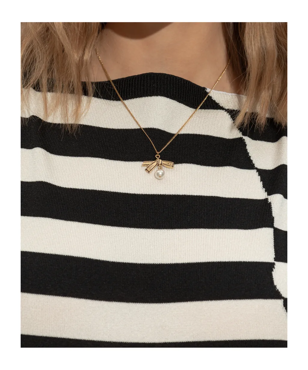 Bow-Detailed Necklace