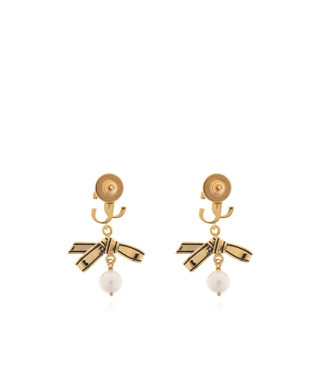 Bow Pendant Earrings