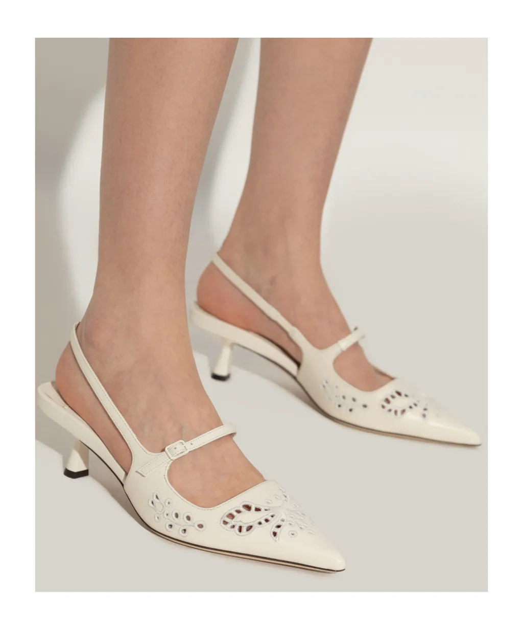 Didi 45 Pointed-Toe Slingback Pumps