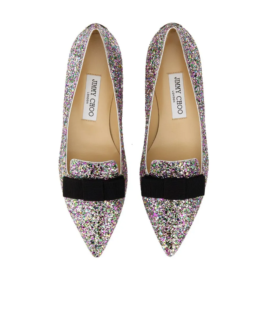 Sequined Flats