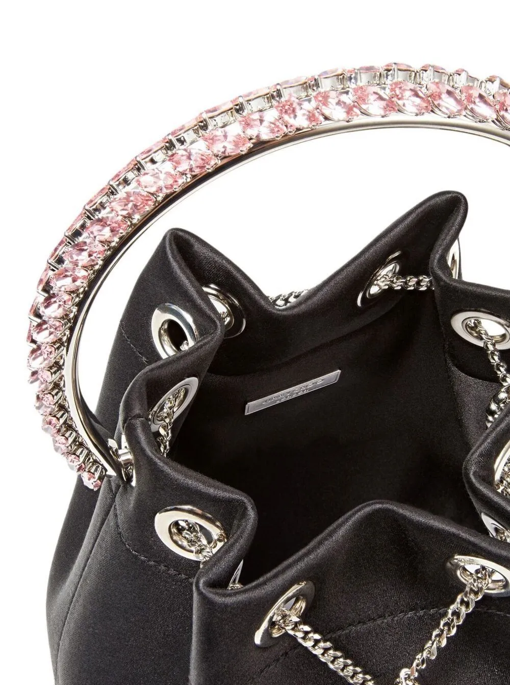 Crystal Decorated Bucket Shoulder Bag