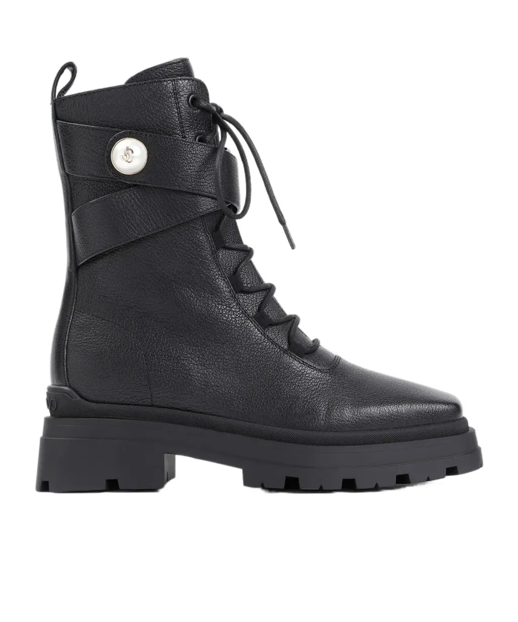 Noemi 45 Lace-Up Ankle Boots