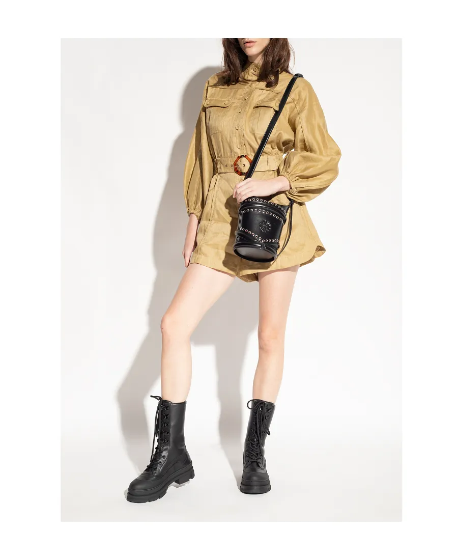 Aldea Lace-Up Ankle Boots