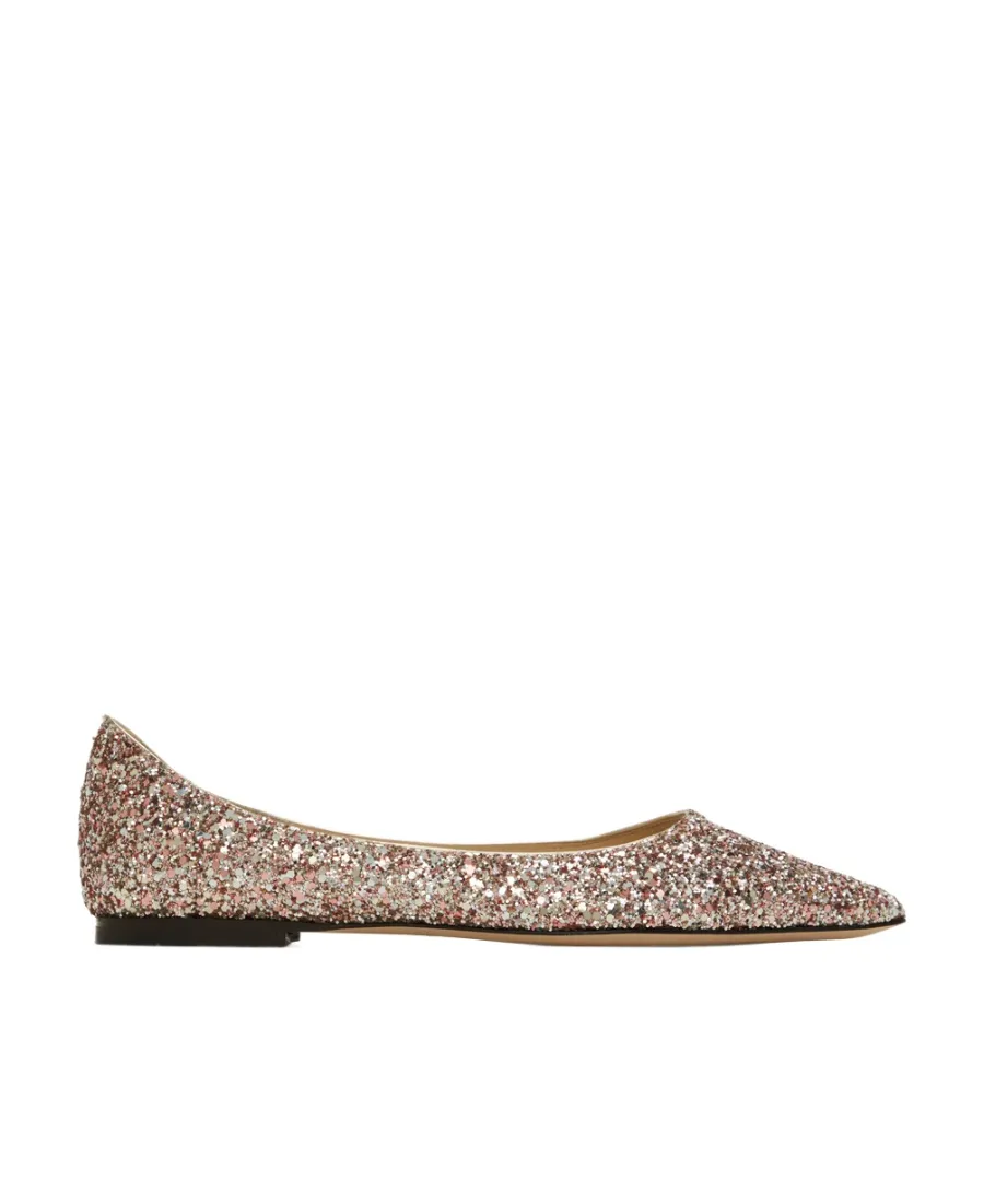 Love Glitter Ballet Flats