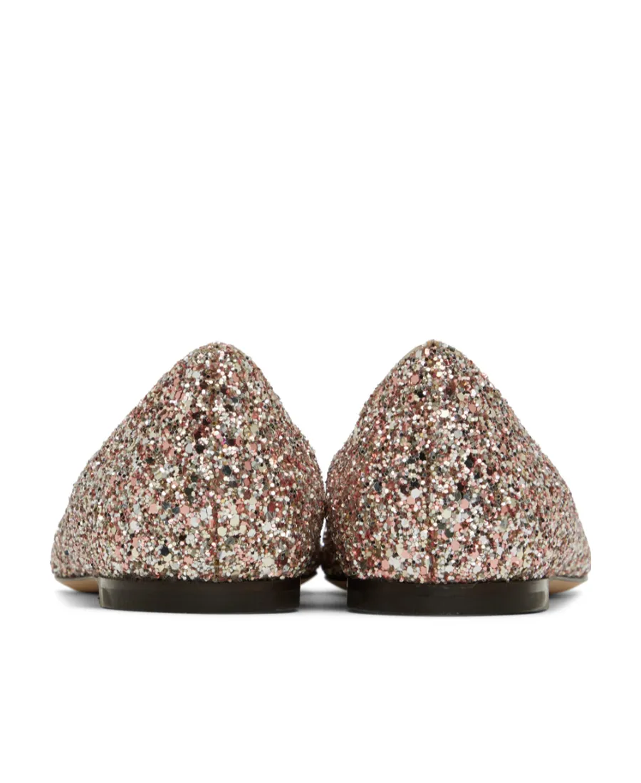 Love Glitter Ballet Flats