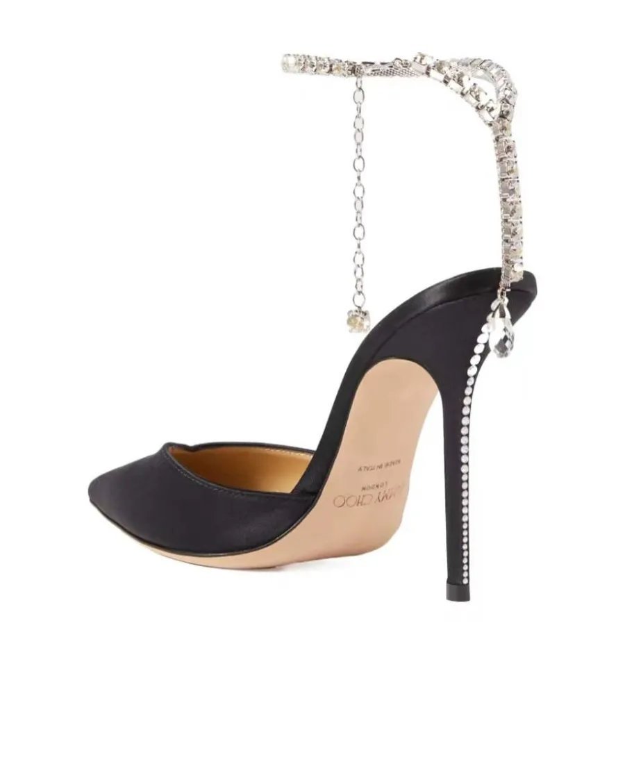 Crystal Embellished High Heels