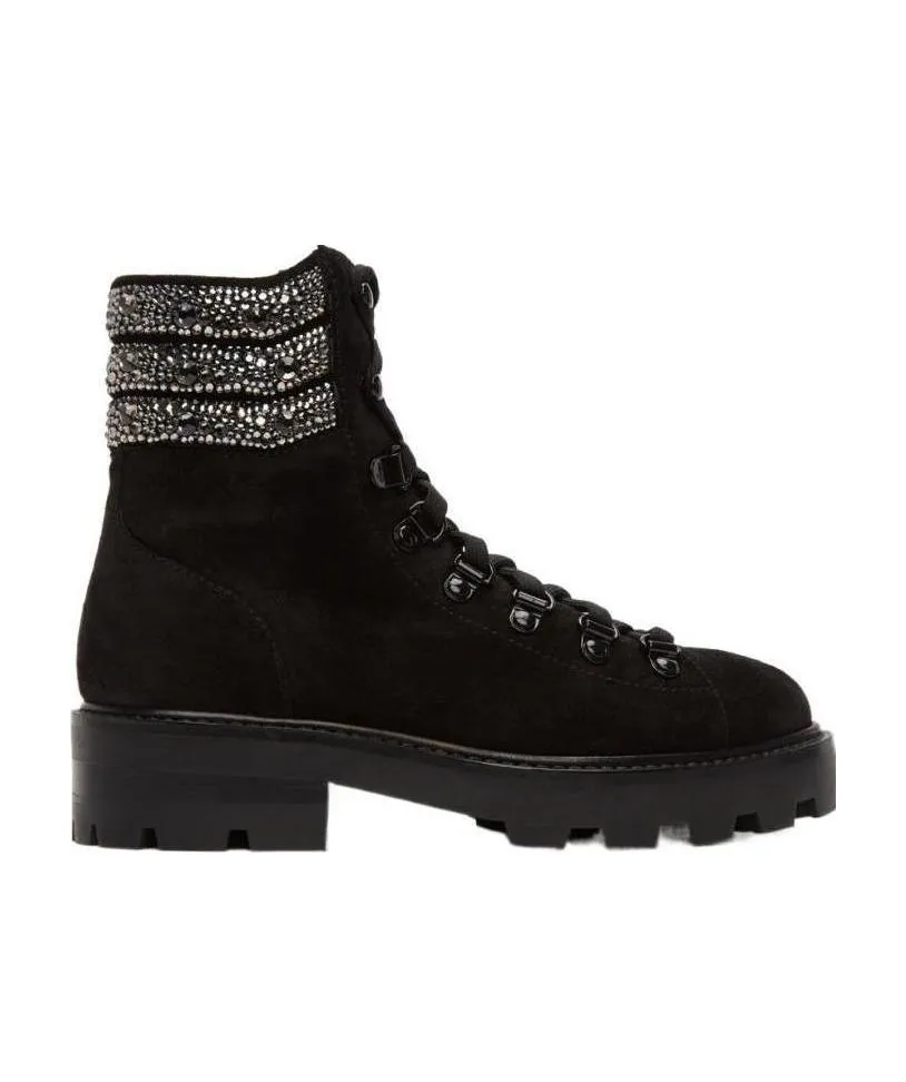 Ankle-Length Lace-Up Boots