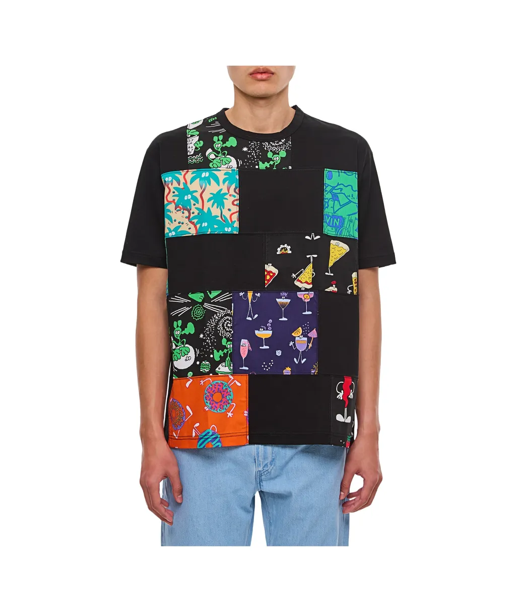 Patchwork Crewneck T-Shirt