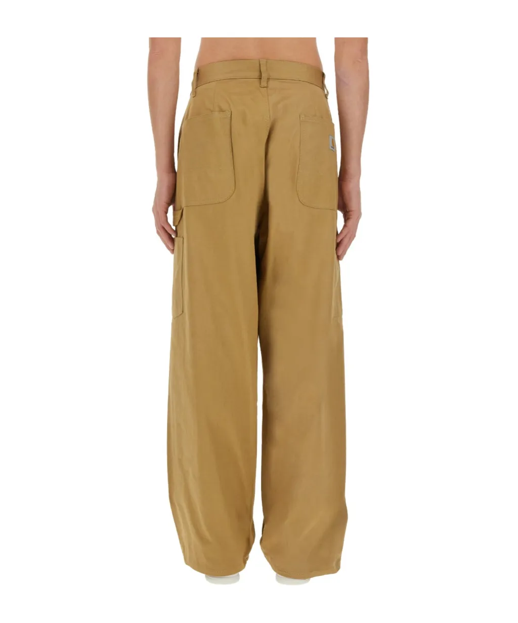 X Carhartt Pants Belt-Loop Casual Pants