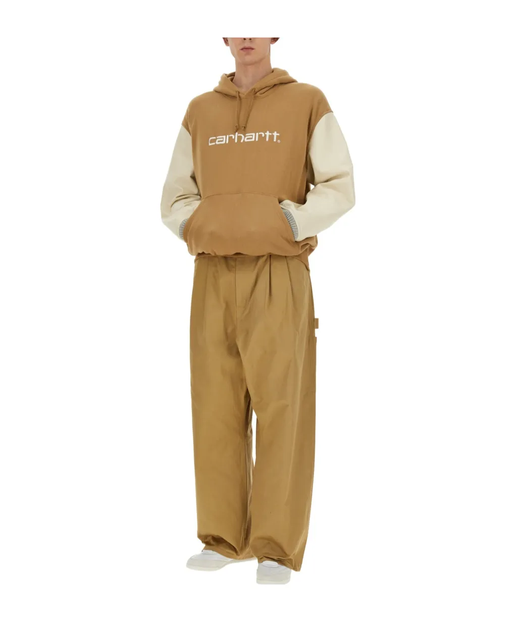 X Carhartt Pants Belt-Loop Casual Pants