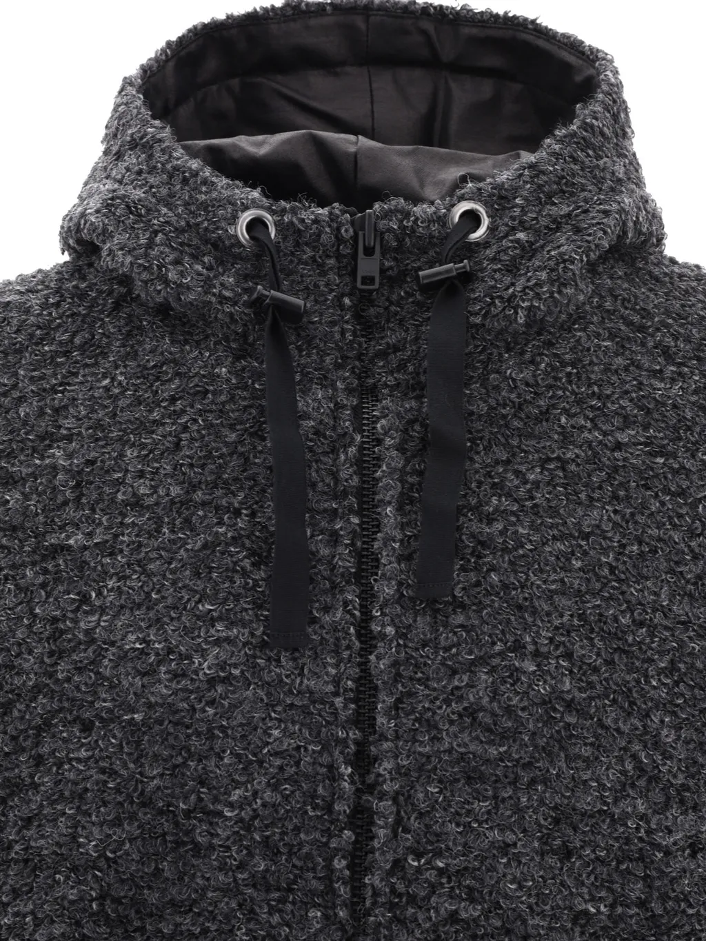 Textured Drawstring Sweater