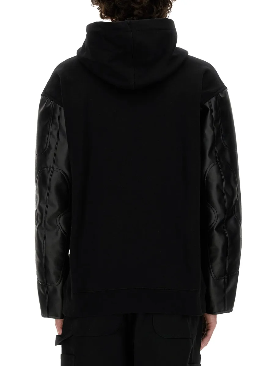 Logo Printed Drawstring Hoodie