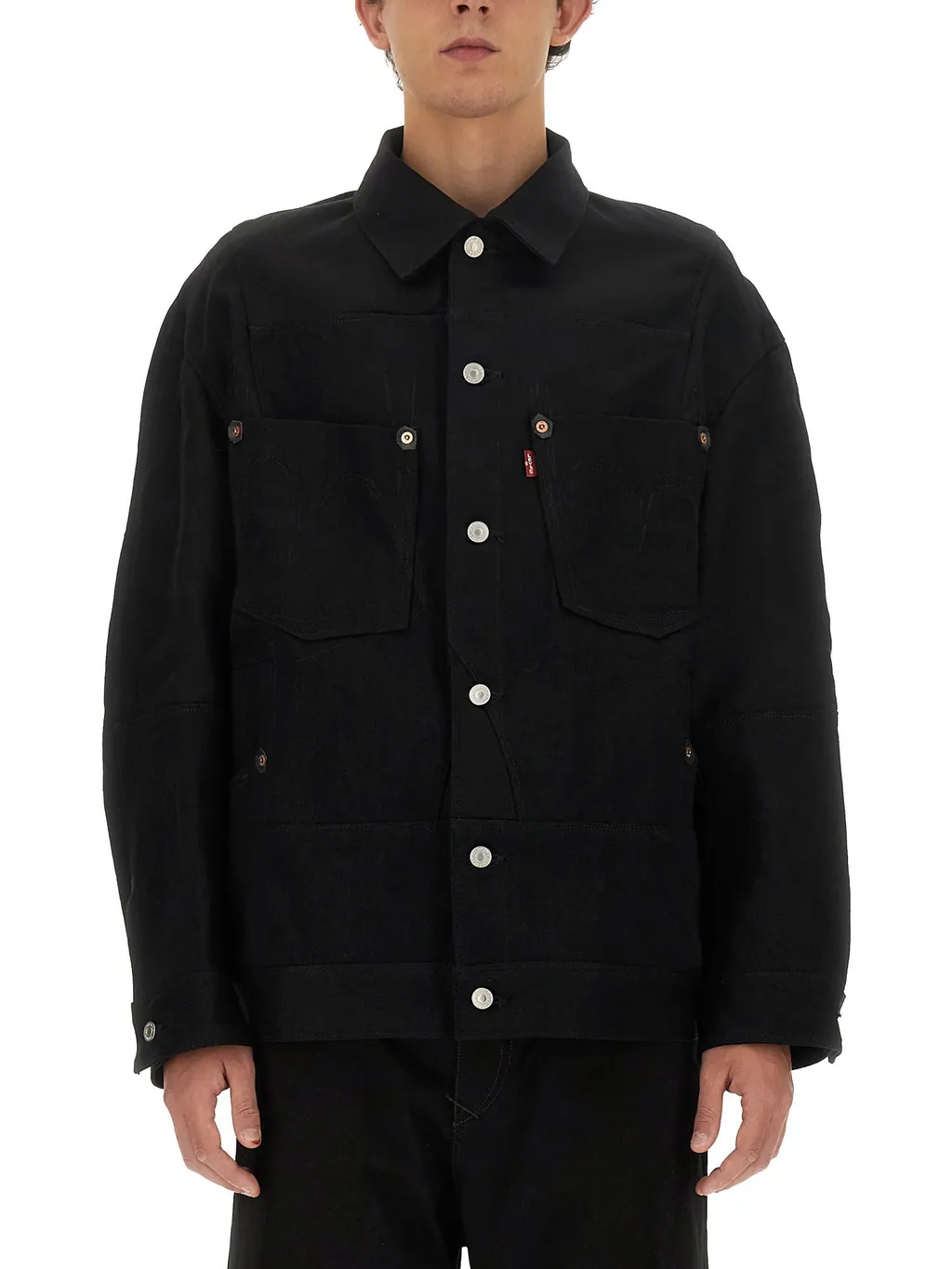 Button Lapel Casual Jacket