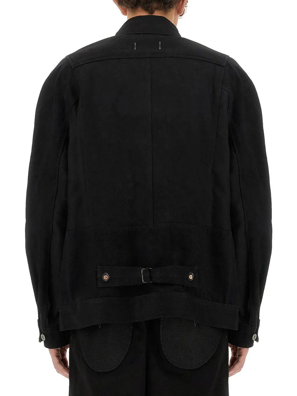 Button Lapel Casual Jacket
