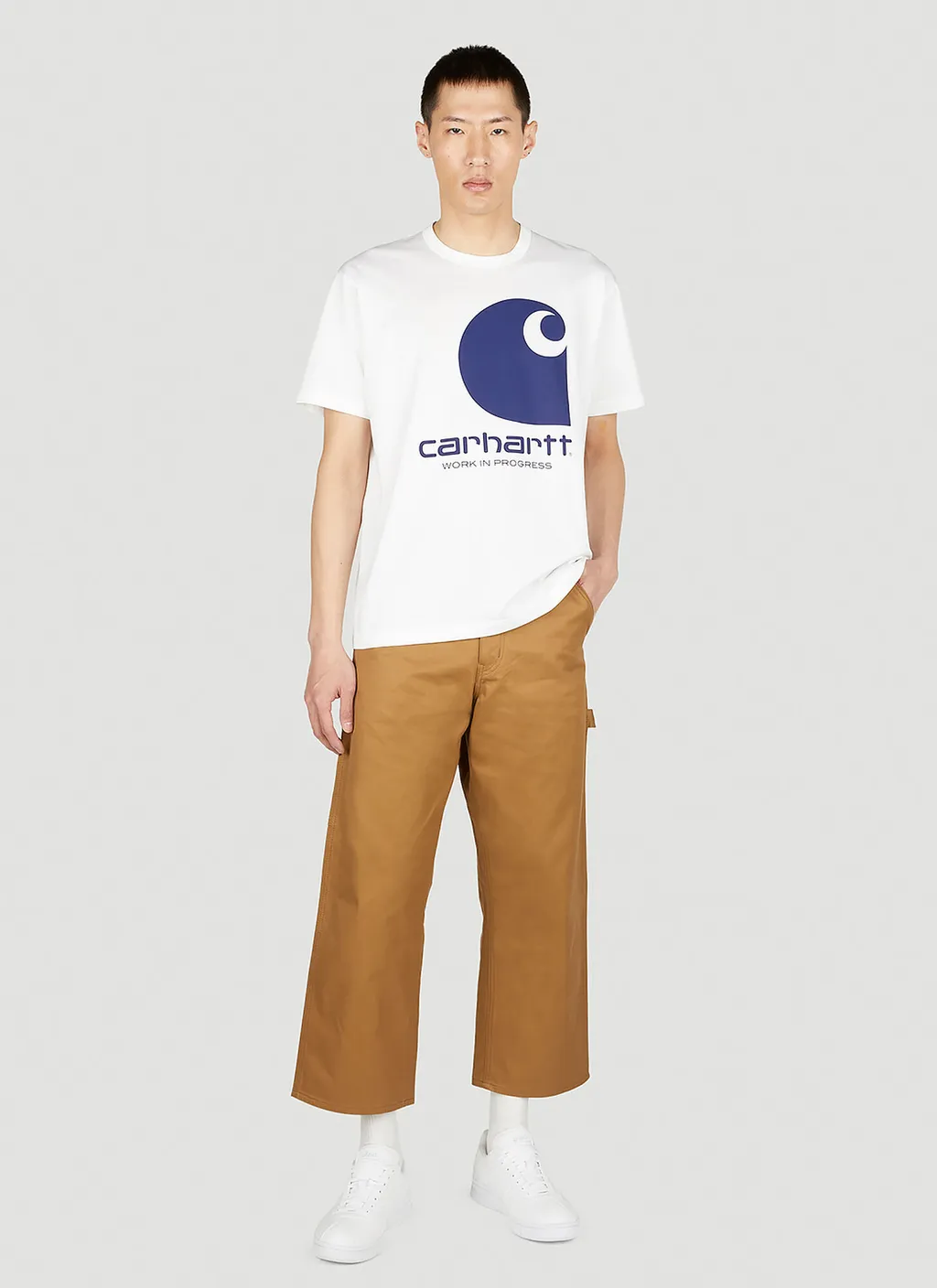 X Carhartt Printed T-Shirt With Round Neck