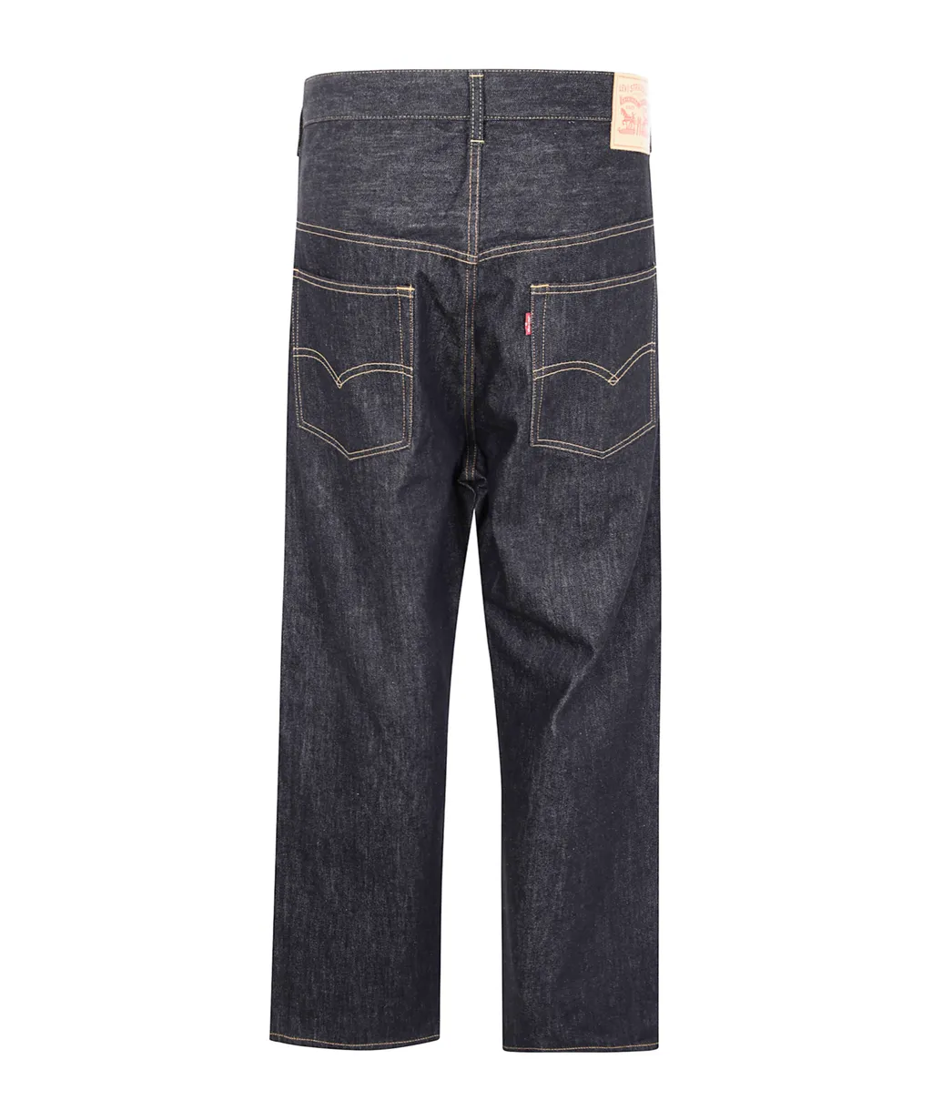 Straight-Leg Denim Jeans