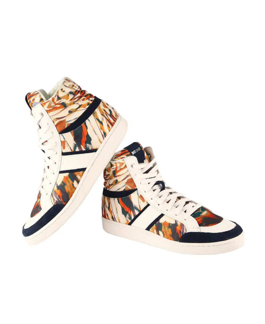 High Lace-Up Casual Sneakers