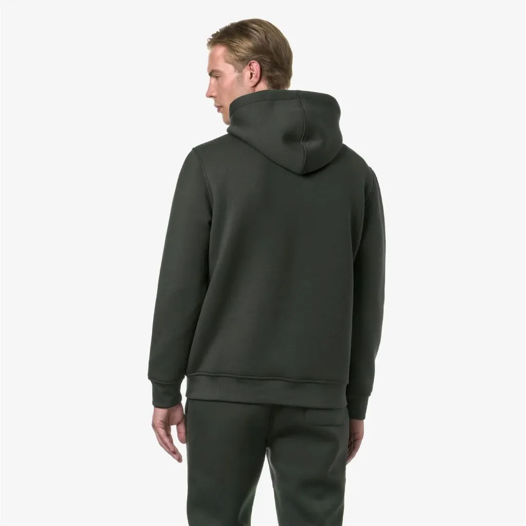 Logo Patch Drawstring Hoodie