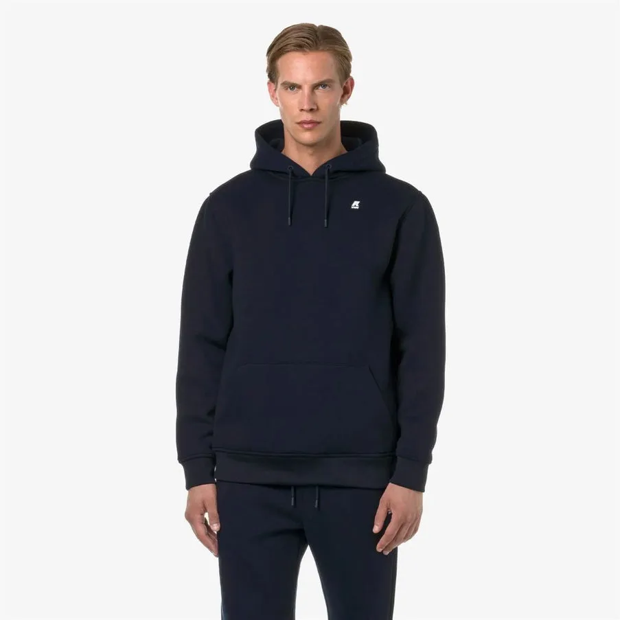 Logo Patch Drawstring Hoodie