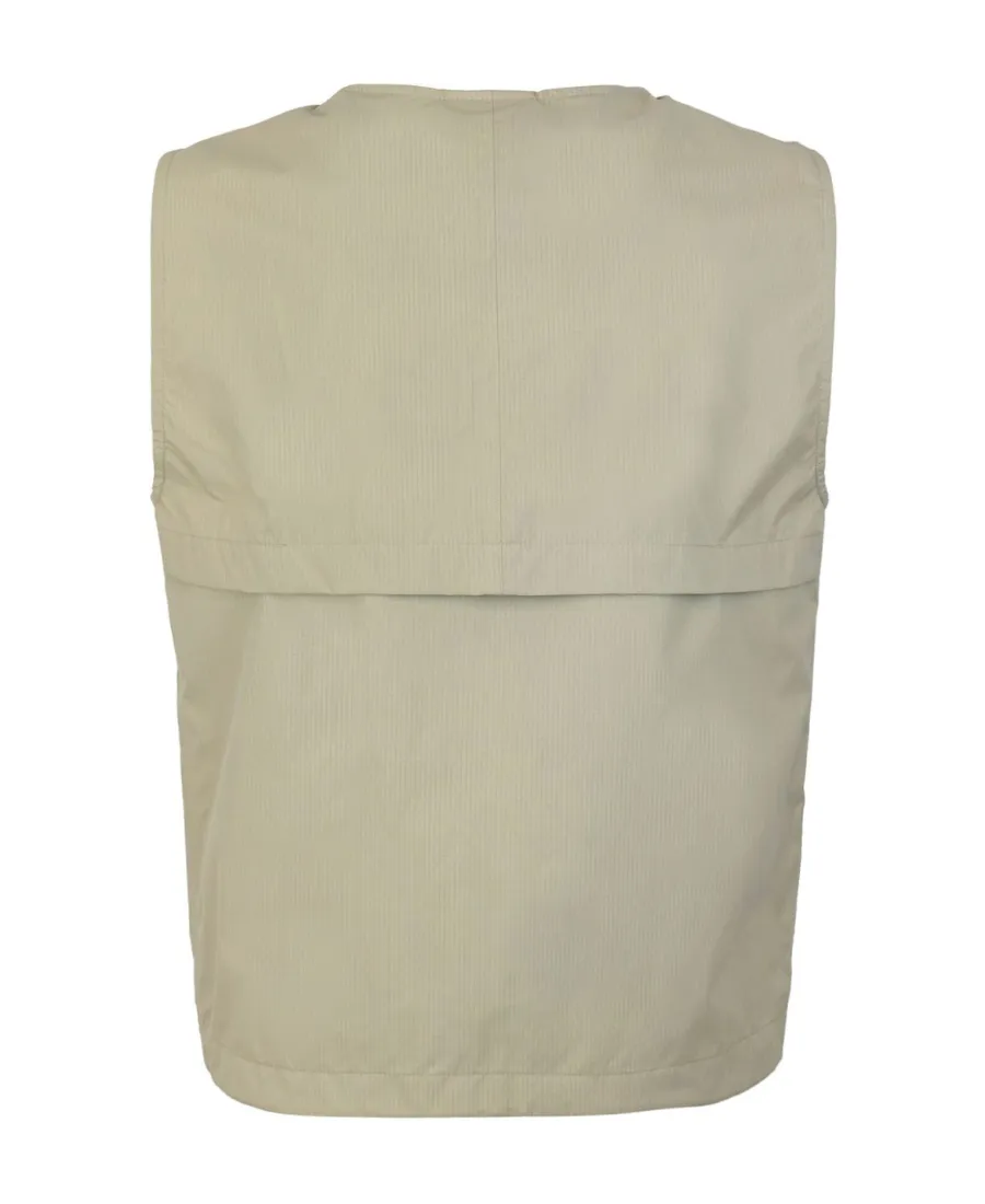 V-Neck Zip-Up Gilet