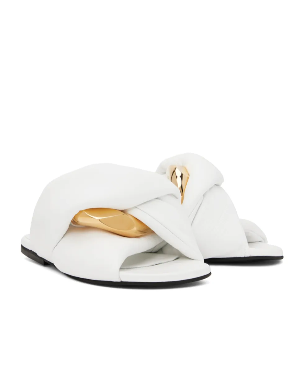 Chain Twist Flip Flops