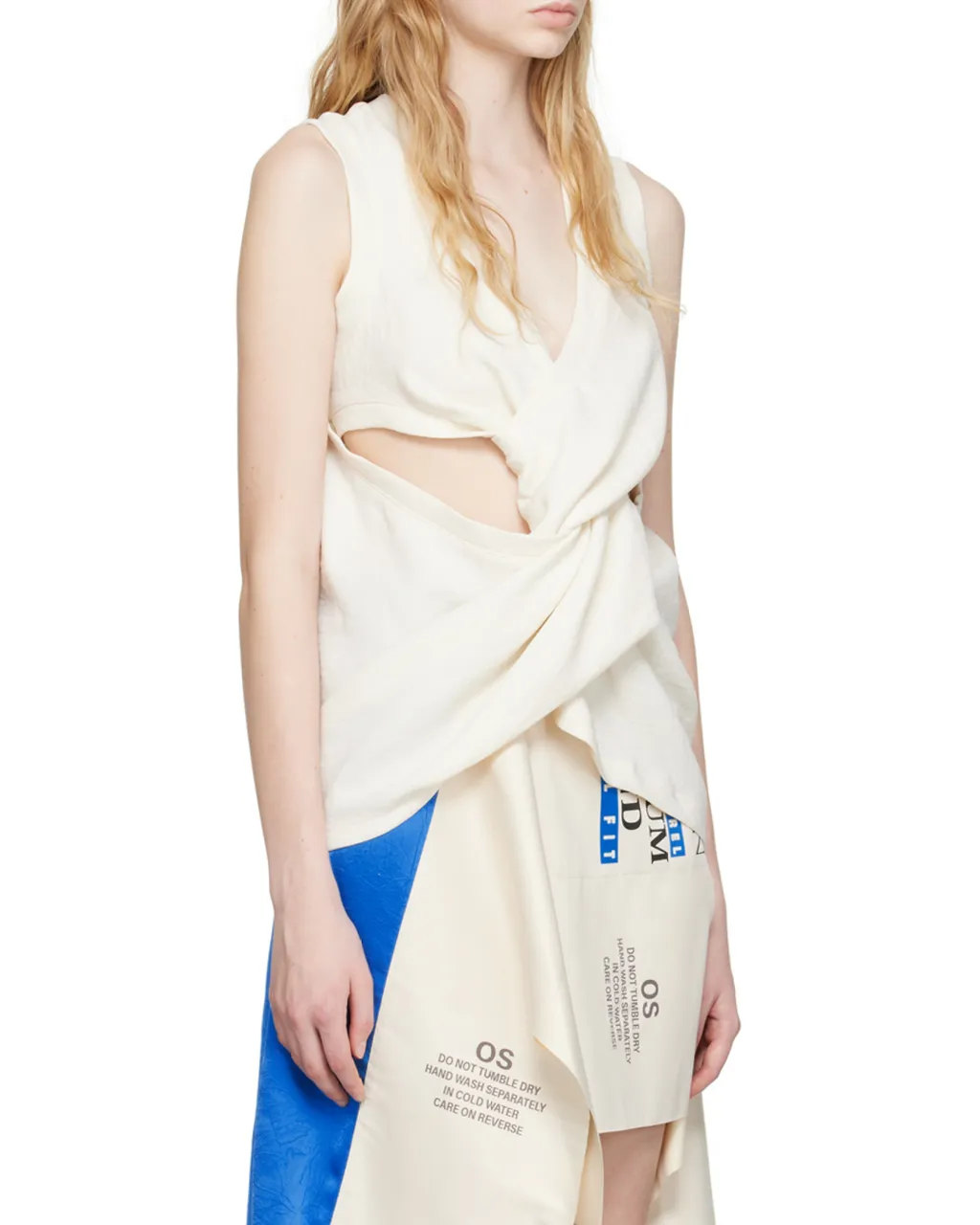 Twist-Front Sleeveless Top