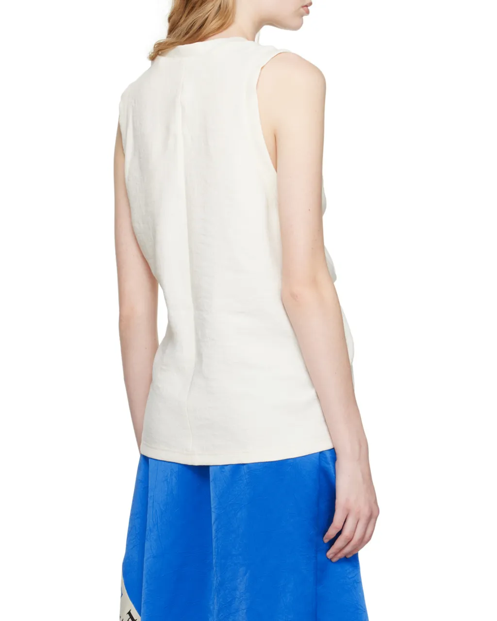 Twist-Front Sleeveless Top