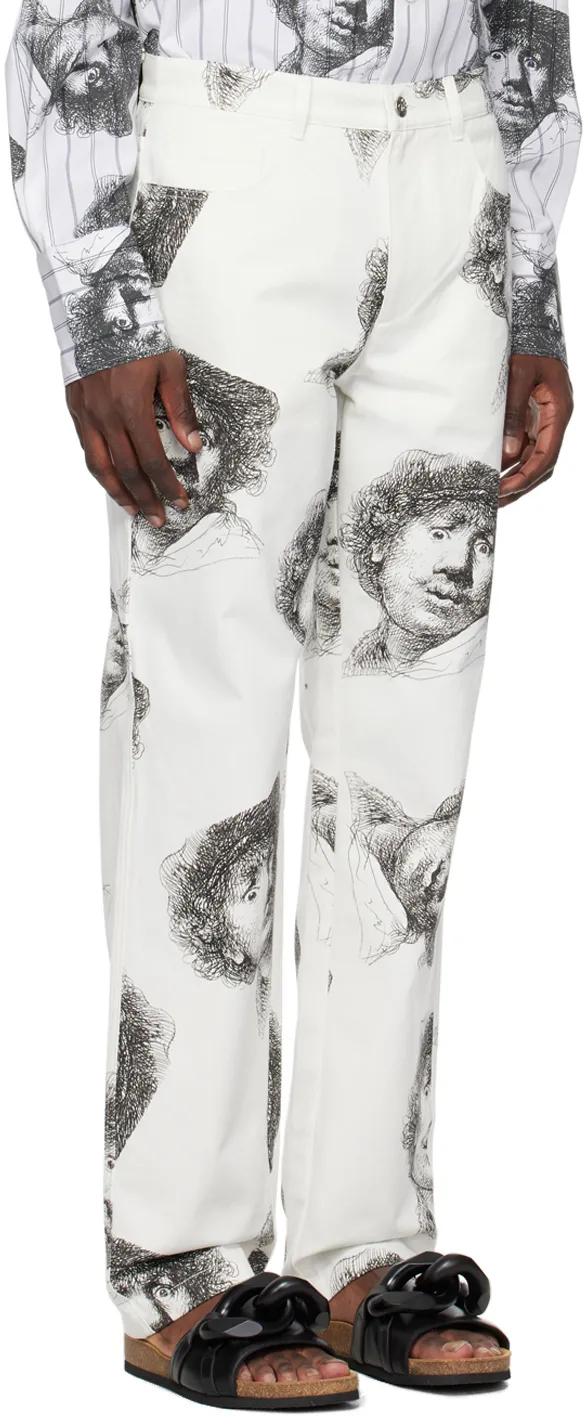 Rembrandt Graphic-Print Trousers