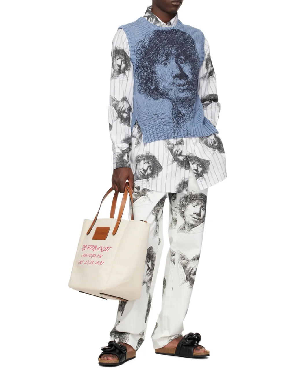 Rembrandt Graphic-Print Trousers