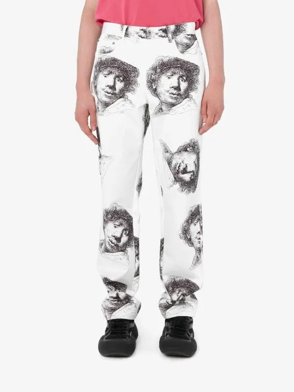 Rembrandt Graphic-Print Trousers
