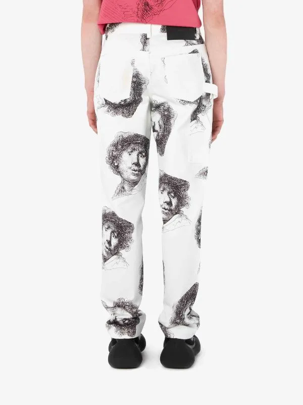 Rembrandt Graphic-Print Trousers