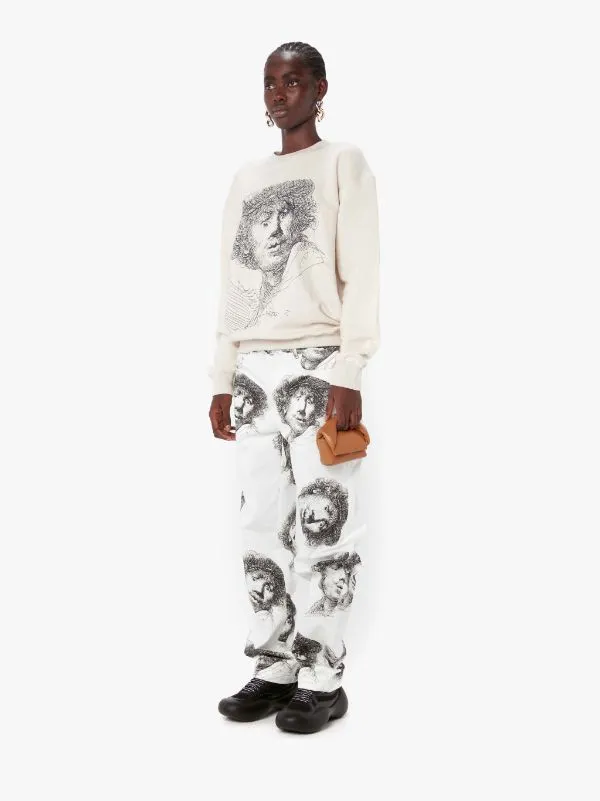 Rembrandt Graphic-Print Trousers