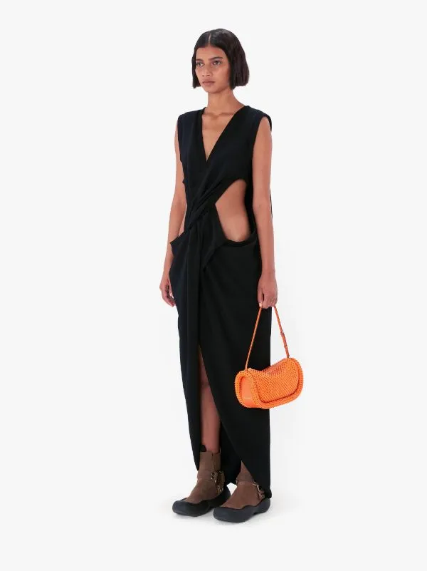 Twist-Front Maxi Dress