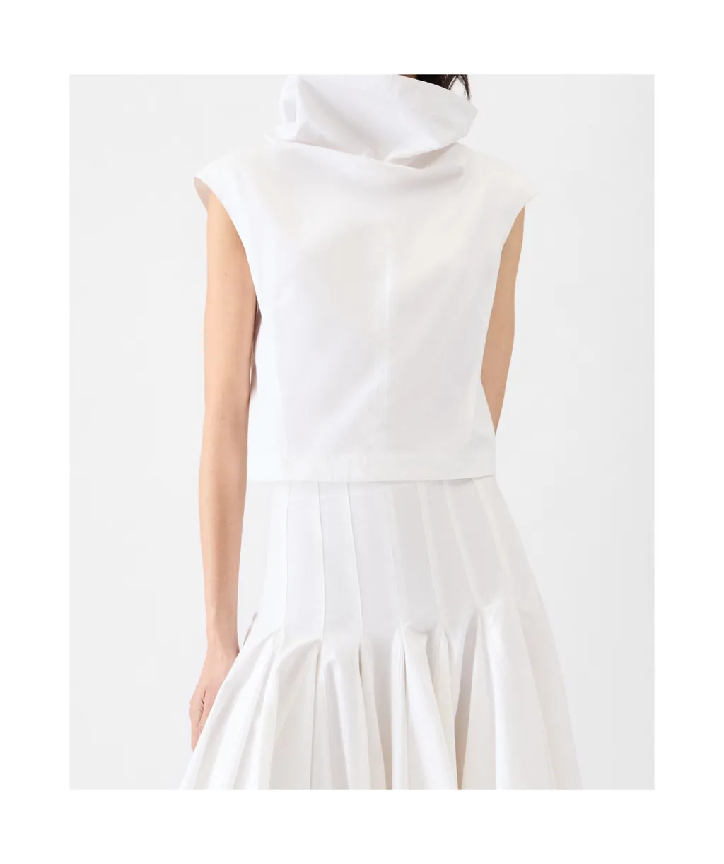 High Collar Top