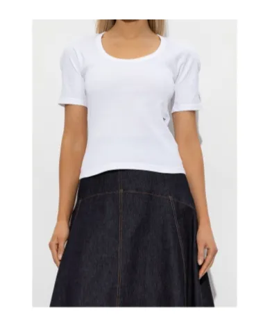 Scoop-Neck Cotton T-Shirt