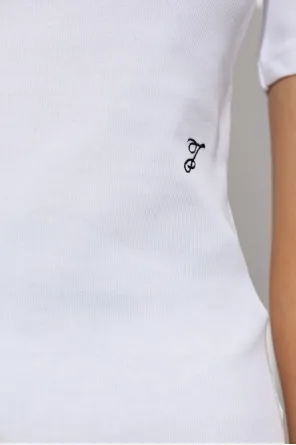 Scoop-Neck Cotton T-Shirt