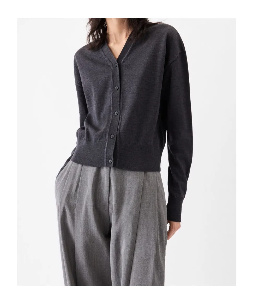 Embroidered Knitted Cardigan